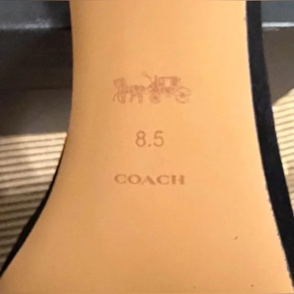 🔥NWT COACH Women's Regina Ankle Strap Sandals in Black - Size 8.5 - Picture 10 of 16